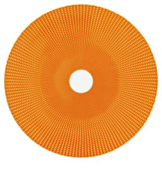 Buffet plate orange - Raynaud